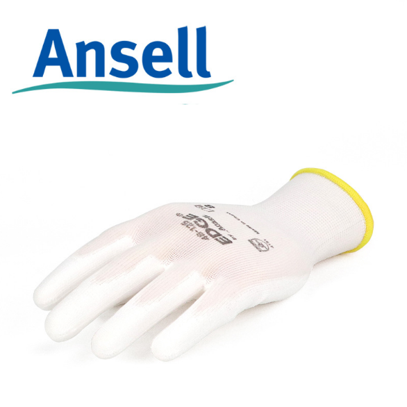 安思尔48-125防护劳保手套 工业耐油手套 防滑PU涂层手套 涂掌
