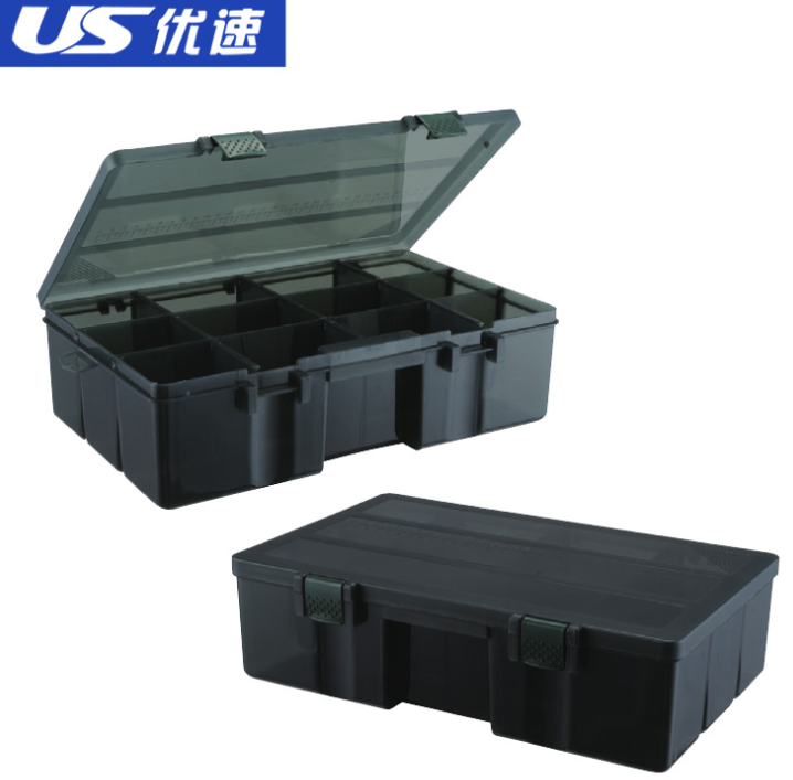 加厚分隔式塑料零件盒物料盒貨架分類零件箱工具收納盒批發直銷