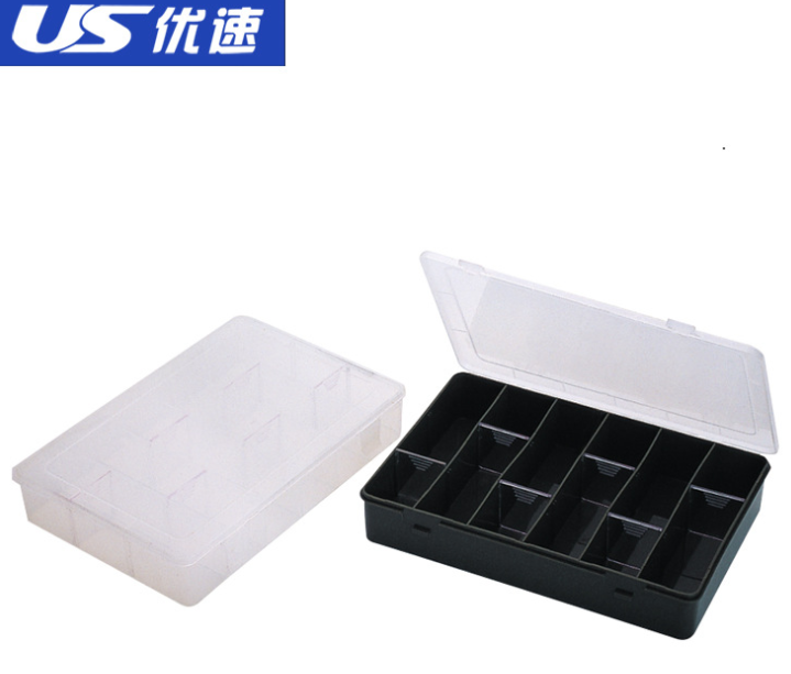 透明蓋子塑料收納盒 小格子收納盒 藥及首飾等儲物盒子 專業定制